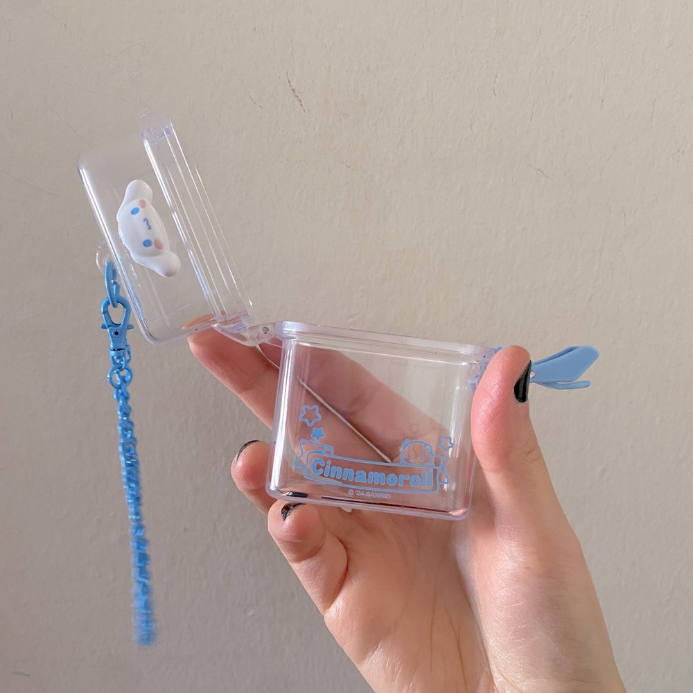 Sanrio Cinnamoroll Small Clear Keychain Case - Picture 2 of 5